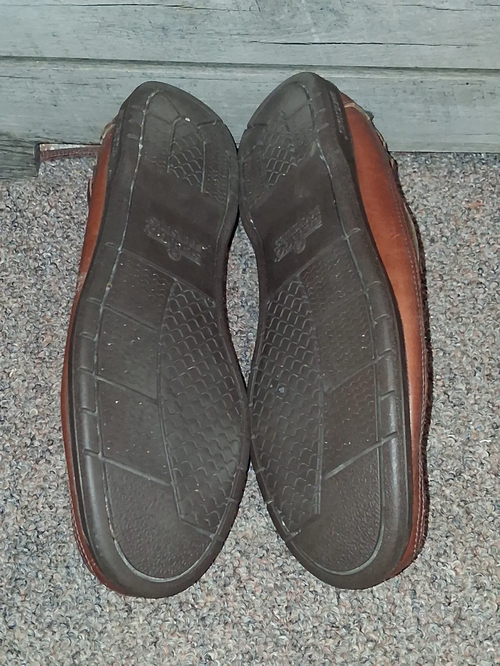 Sebago Men's Classic Brown Leather Slip-On Loafers